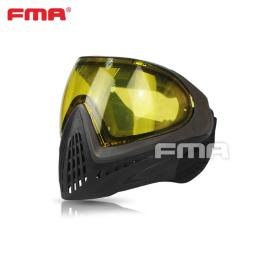 FMA f1 máscara facial completa para paintball, máscara protetora com camada única, óculos anti-nevoeiro, equipamento tático airsoft - Image 2
