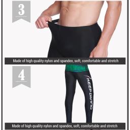 Homens e mulheres Proteção Solar Mergulho Calças Compridas, Swimwear Wetsuit, Calças Justas, Legging - Image 4