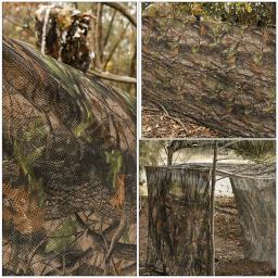 Bionic Camo Rede para Camping e Caça, Malha Cobrindo Pano, Serapilheira, Respirável Hidden Camouflage Net, Sun Shelter - Image 4