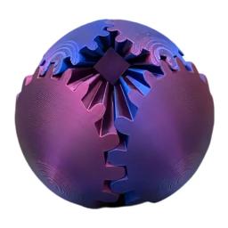 3D Impresso Engrenagem Bola Spin Ball Wonder Fidget Toy Gear Ball Fidget Toy Brinquedo de mesa para necessidades sensoriais e autismos - Image 6