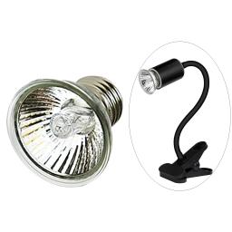 Mini lâmpada de aquecimento para répteis, lâmpada de calor, UVA e UVB, calor, anfíbios, lagartos, controlador de temperatura, Turtle Light, 25 W, 50W - Image 4