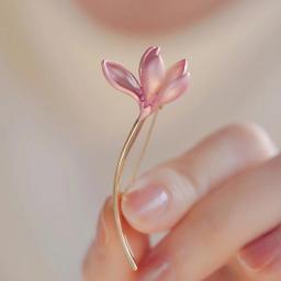 Broche De Flor De Lótus Rosa Para Mulheres, Pinos De Lapela De Lírio De Água, Emblema Da Planta, Banquete De Casamento, Terno De Vestido, Acessórios De Escritório, Jóias - Image 1
