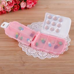 Sanrio Olá Kitty Portátil Drug Box, Kawaii Recipientes De Armazenamento, Drug Dispenser Presente, 3 Camadas, 8 Compartimento - Image 3