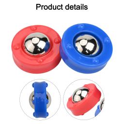 32 peças shuffleboard acessórios de jogo de curling de mesa discos para matraquilhos incluem 16 peças de reposição vermelhas e 16 azuis - Image 6