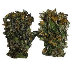 Camuflagem Caça Ghillie Suit Luvas, BionicLeafy Headwear para Selva, Fotografia Vida Selvagem - Image 2