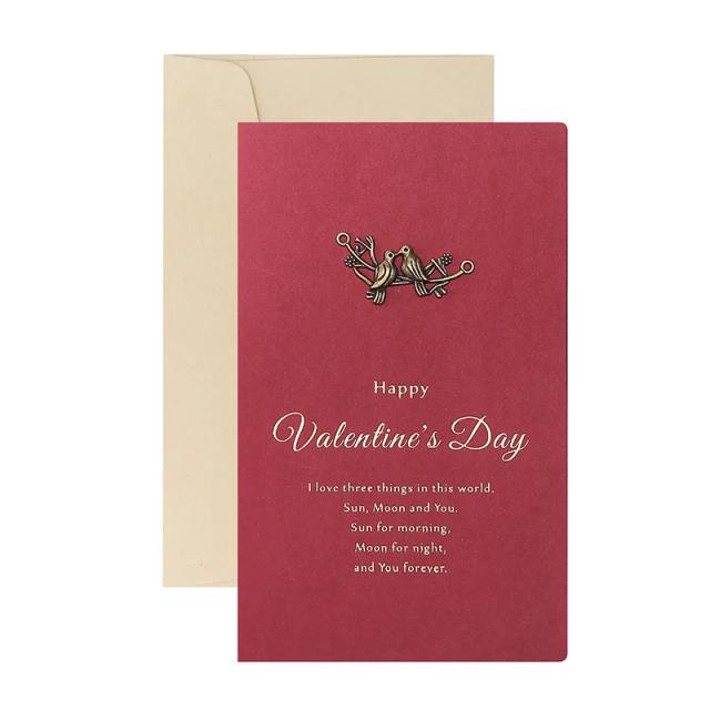 Gift Card Amor com Envelope - Presente Ideal para Namorados, Aniversários e Casamentos