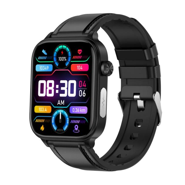 Relógio Inteligente ET570 2024 com Tela de Toque, Chamadas, Monitor de Frequência Cardíaca e Oxigênio no Sangue, Ideal para Fitness