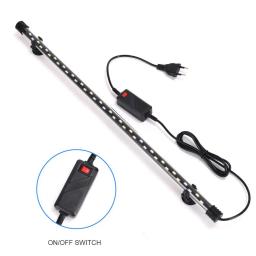 Luz do aquário à prova dwaterproof água led tanque de peixes luz subaquática clipe lâmpada aquários decoração iluminação planta lâmpada 58cm 220v 110v plugue da ue - Image 2