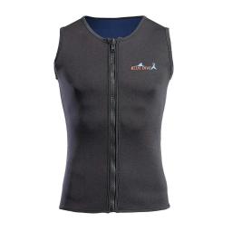 Terno de mergulho para homens, maiô para esportes aquáticos, regata de natação, colete wetsuit, roupas mais aquentes para windsurf, 2mm - Image 5
