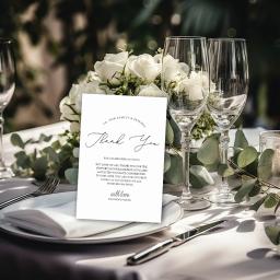 O grupo de 50 agradece-lhe cartões para a decoração, cartões postais, para a recepção do casamento, cerimônia de casamento, partido da celebração - Image 3