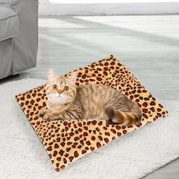 Cobertor elétrico do aquecimento do luxuoso para animais de estimação, cama macia do aquecimento, esteira do USB, cão e gato - Image 5