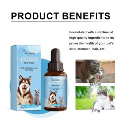 YEGBONG-Pet Imunidade Gotas Orais, Nutrição Suplementar, Gotas Saúde para Cães e Gatos - Image 5