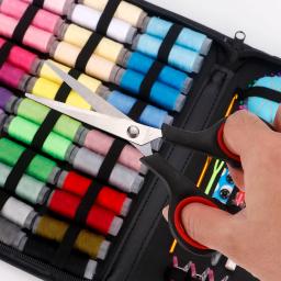 Kit De Costura De Viagem Portátil com Fios, Agulhas, Tesoura, Fita, Medida, Botões, DIY, Bordados, Trabalho Manual, Conjunto De Ferramentas De Costura - Image 5