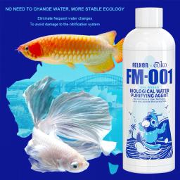 300ml purificador de água agentes removedores de algas peixes vida de água seguro eficaz aquário condicionador de água peixe saúde removedor de algas - Image 2