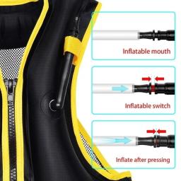 Coletes salva-vidas infláveis para adultos, coletes salva-vidas, natação e canoagem, mergulho e surf, esportes aquáticos, natação e canoagem - Image 2
