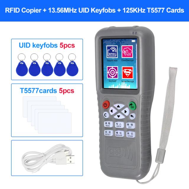 Gravador Inteligente para Cartões NFC e RFID com Conectividade WiFi, Duplicação ID IC e Programação USB