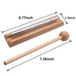 Carrilhão de vento para meditação e meditação, 1 parte, original garantido, musicalmente sintonizado vento, zenergy, carrilhão de mão para sala de aula, meditação, meditação - Image 2