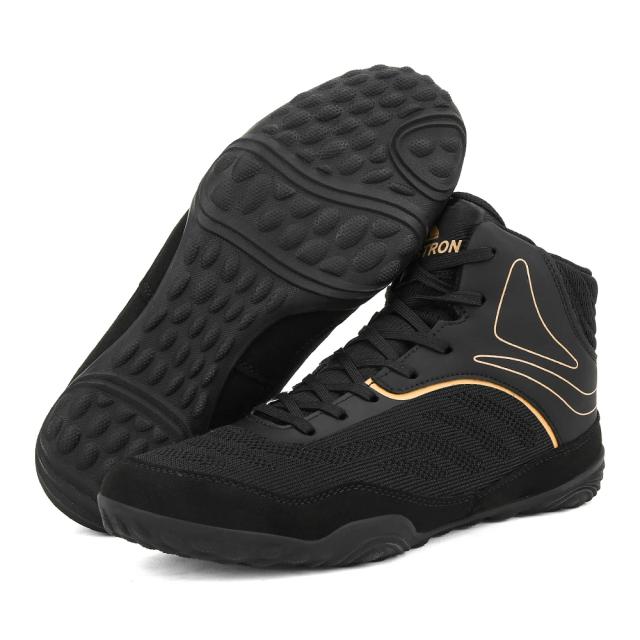 Sapatos de Wrestling Profissionais Masculinos Leves para Boxe em Tamanhos Especiais