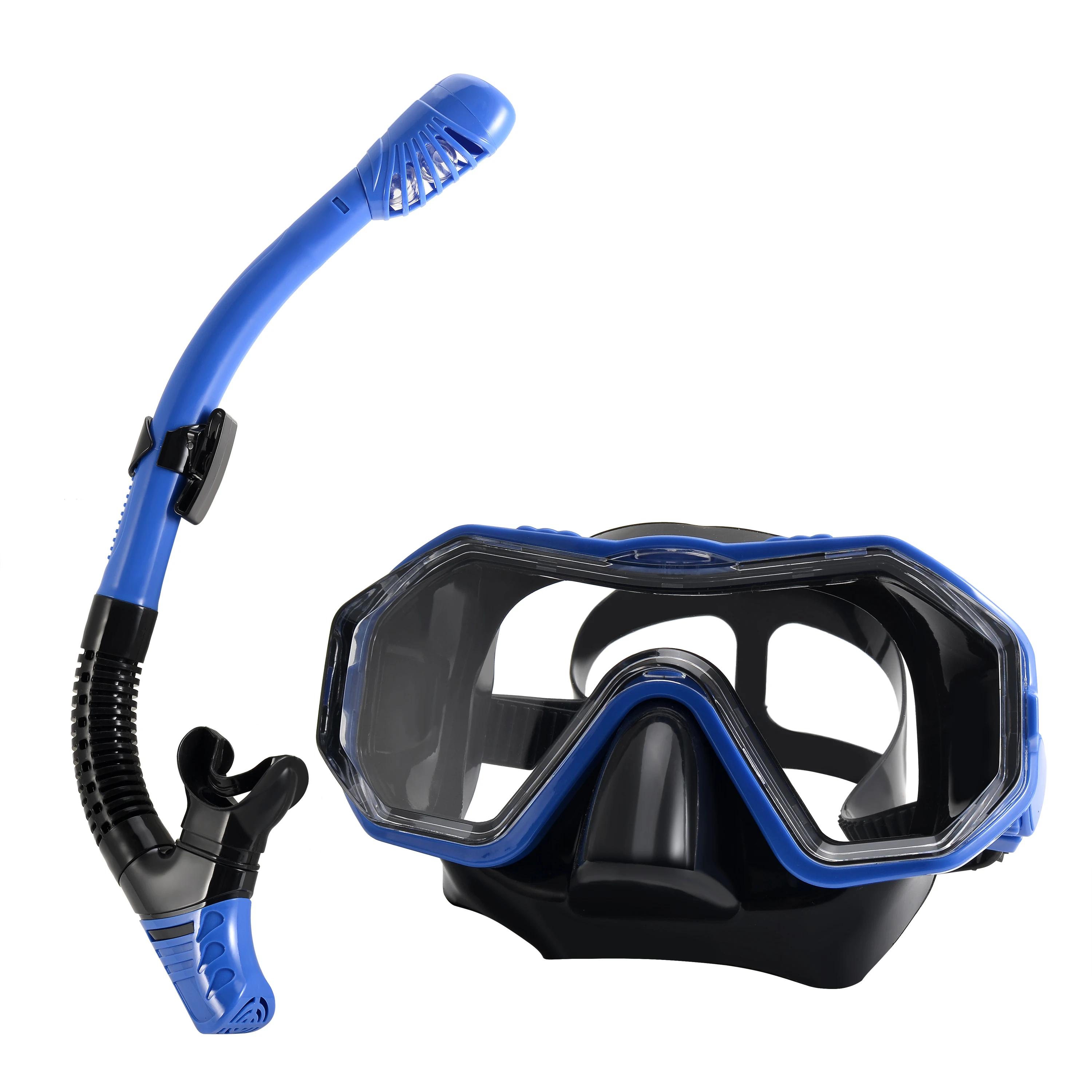 Máscara de mergulho profissional anti-nebulização Snorkel, Óculos Snorkel, Tubo de natação para adultos, Unisex - Image 1