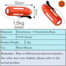 Flutuante Boat Rescue Boy com cinto ajustável, adequado para águas abertas, Treinamento de natação segura, 150N - Image 6