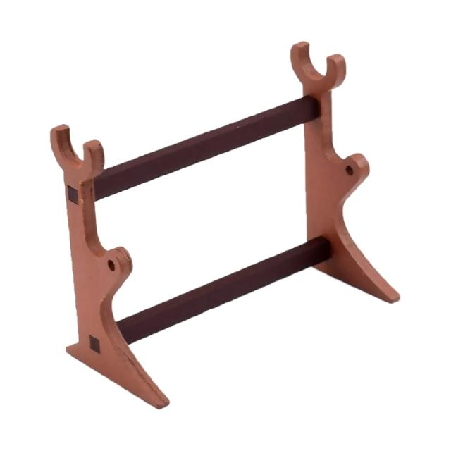 Expositor Clássico de Katanas: Suporte Decorativo para Espadas em Casa ou Lojas com 1, 2 e 4 Camadas