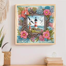 DIY Photo Frame Kit para Decoração de Parede, 5D Forma Especial, Arte para Iniciantes, Kits de Pintura, Presente - Image 6