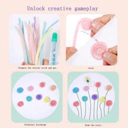 Twister Sticks de cor macaron, Chenille Craft Supplies, Decorações artesanais DIY criativas, arte e artesanato, 100 peças - Image 3