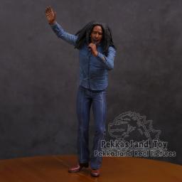 Bob Marley Music Legends Jamaica Cantor e Microfone Figura de ação em PVC brinquedo modelo colecionável 18 cm - Image 3