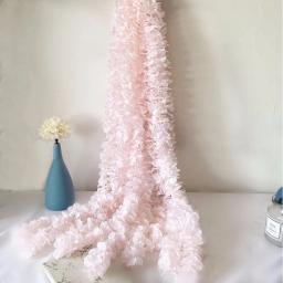 Guirlanda Pendurada De Flores Artificiais Wisteria, Videira De Rattan, Cordas De Flores Falsas, Flores De Seda, Jardim De Casa, Decoração De Casamento, 100cm - Image 3