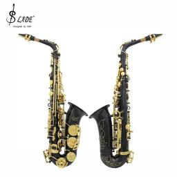 Conjunto Sax Latão Saxofone Alto SLADE-Eb, saxofone profissional com estojo, palhetas e luvas, peças e acessórios para instrumentos de sopro - Image 3
