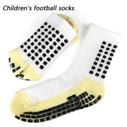 Meias de futebol para esportes respiráveis para crianças, meias de futebol antiderrapante de silicone, aperto quadrado, 3 pares, 34-39 - Image 3