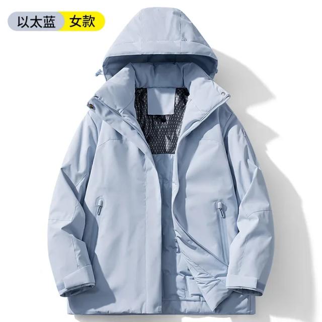 Jaqueta de Esqui Feminina Quente Impermeável e Respirável para Esportes de Inverno