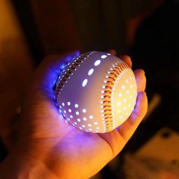 Beisebol iluminado de 9 polegadas que brilha no beisebol escuro para entretenimento esportivo familiar - Image 5