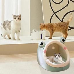 Conforto interior cesta aconchegante Pet Tent caverna, Cat Bed House, Cat Hut, cama de dormir, esteira pouco - Image 3