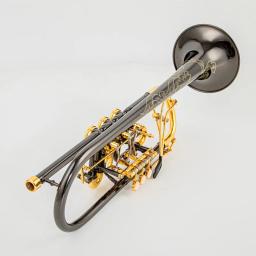 Áustria Schagerl trompete Bb, válvula rotativa, tipo B plana bronze, chave plana, trompete profissional, instrumentos musicais - Image 3