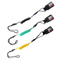 Trela ​​enrolada para prancha remo, correia pulso grossa, corda mão para pranchas longas - Image 1