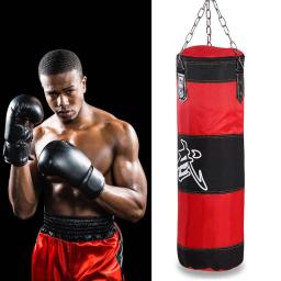 Saco de areia de boxe pesado saco de boxe com gancho de teto corrente de aço treinamento fitness mma kickboxing muay thai karate taekwondo - Image 4