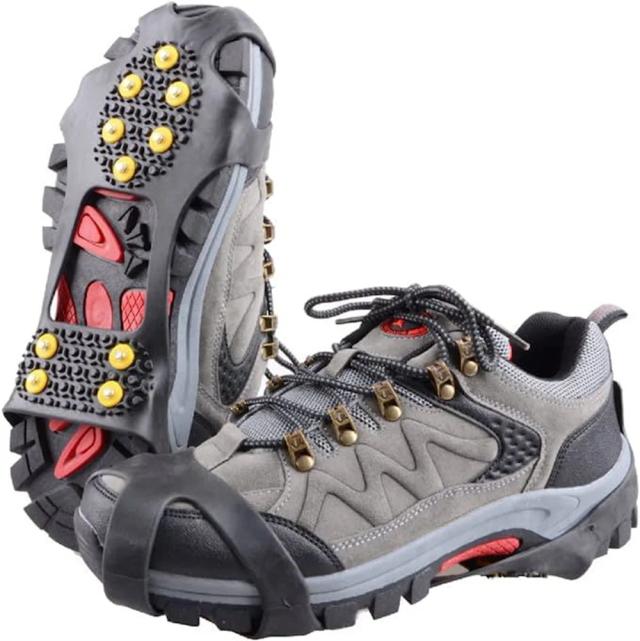 Crampons de Escalada Inverno 10 Dentes Antiderrapante para Montanhismo e Neve