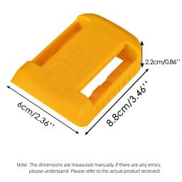Suporte de bateria para bateria Dewalt, fivela de cinto, armazenamento, Stander, Mount Display, cabide Dock, 18V, 20V, 60V, 1pc - Image 5