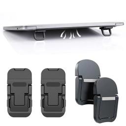 Mini suporte dobrável para laptop, 1 par, anti-derrapante, anti-derrapante, resistente, para teclado - Image 3