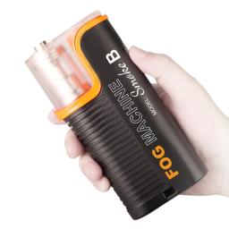 Lensgo fumaça b 40w portátil mão máquina de nevoeiro efeito de fumaça de gelo seco poderosa fotografia máquina de fumaça para produzções de filmes - Image 5