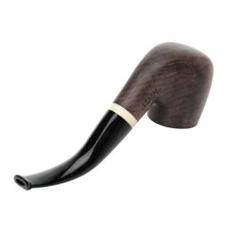 MUXIANG-Handmade Ébano Bent Stem Madeira para Fumar, Cachimbo, Filtro de Carvão Ativado, 10 Pipe Acessórios De Limpeza, - Image 4