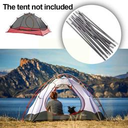 Barraca de acampamento ao ar livre Varas, Canopy Tarp, substituição Tarp, Canopy Rod, tendas leves, alumínio, W1X8 - Image 6