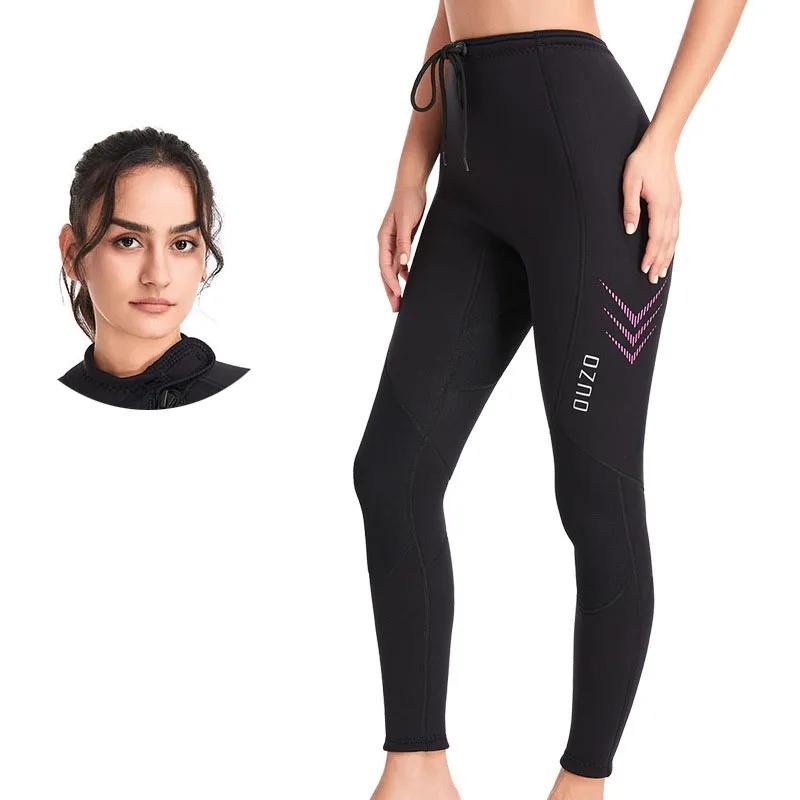 Ternos de neoprene de manga longa para homens e mulheres, jaqueta wetsuit, camiseta para surf e canoagem, roupas de paddle, 3mm, top - Image 1