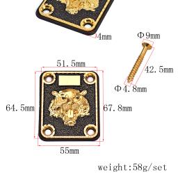 Guitarra Pescoço Placa Junta Almofada Almofada, Instrumentos Musicais, Placas de Engrenagem para Substituição de Guitarra Elétrica, 1 Conjunto - Image 6