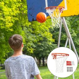 Aro de Basquete de Parede, Rede Goal Rim, Interior e Exterior, Rede de Cesto Suspenso, Rede Esportiva, 35 cm, 45cm - Image 4
