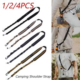 Correia de ombro do arnês do peito, esterno ajustável, fivela de liberação dupla, acampamento ao ar livre, sacos táticos, mochila Webbing, 1 pc, 2 pcs, 4pcs - Image 1