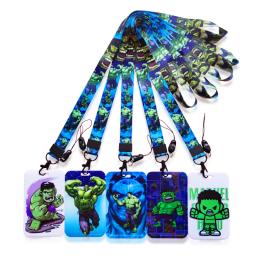 Disney-Men's Herói Hulk Porta-Cartão, Emblema, Médico, Enfermeira, Cinta De Pescoço, Lanyards, Porta-Chaveiro, Cartão de Identificação, Passe, Pendurar Corda, Lariat, Presentes - Image 1