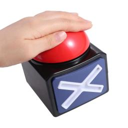 Bateria Powered Jogo Resposta Buzzer com Som e Luz Resposta, campainhas, Concurso Vermelho, o Stress Aliviar Alarme Botão - Image 2