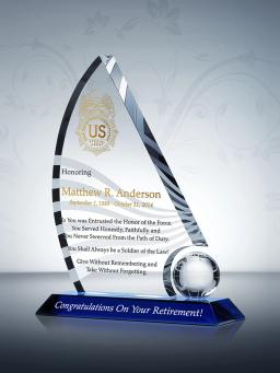 Troféu De Cristal Personalizado High-End, Excelente Pessoal Lettering, Souir De Vidro De Marca, High-End Atmosférico - Image 3